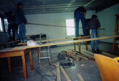 Der Bau des Vereinslokals